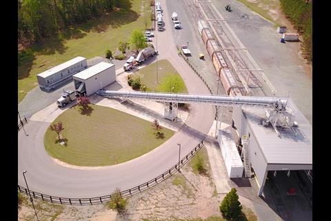 Genesee & Wyoming's Atlantic & Western Railway has opened a Choice Terminal bulk transload facility in Sanford, North Carolina.